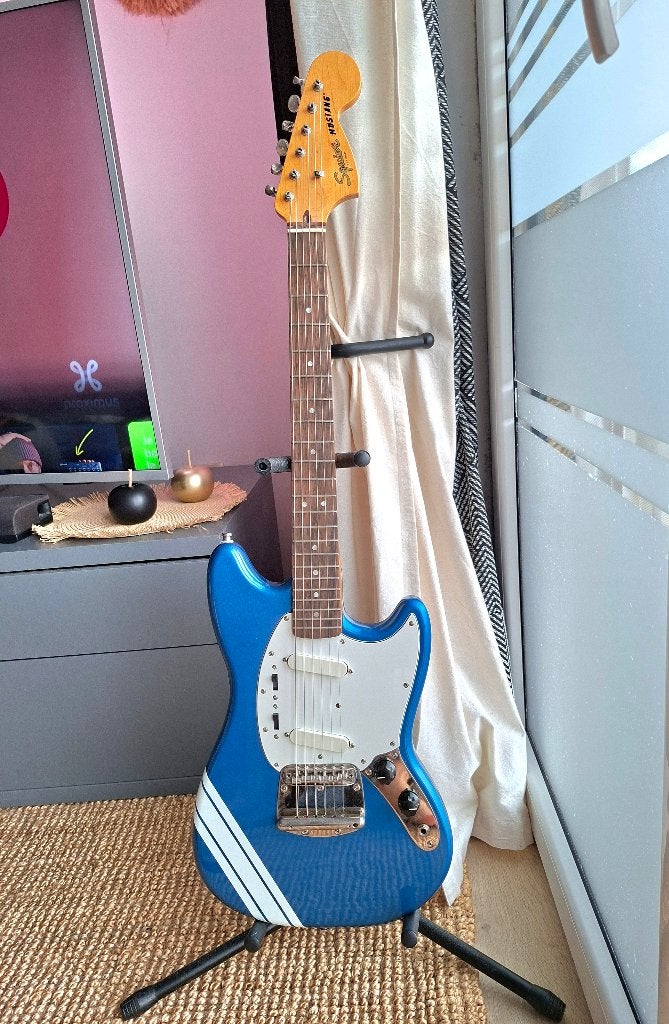 Squier Classic Vibe Mustang wedstrijdstrepen, Ophalen of Verzenden, Zo goed als nieuw