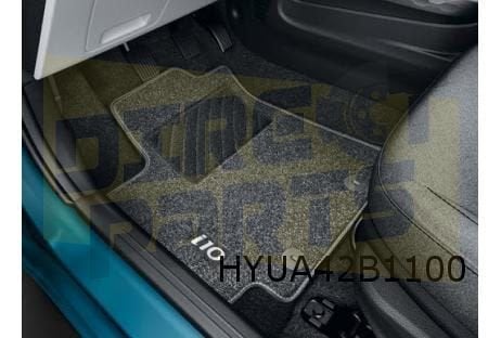 Hyundai i10 (3/20-) Mattenset (4x) tekst 'i10' standaard Ori, -, Verzenden, -, Nieuw