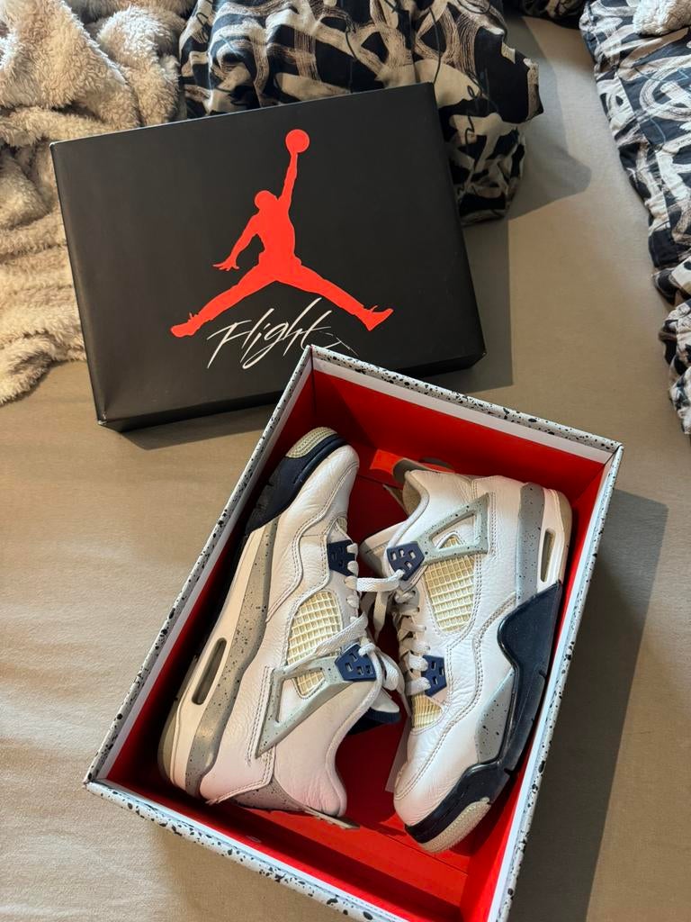 Jordan 4 blanc 38, Enlèvement ou Envoi, Comme neuf
