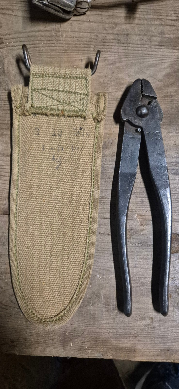 Coupe-fil barbelé + pochette de la Première Guerre mondiale, Enlèvement ou Envoi, Armée de terre, Autres types