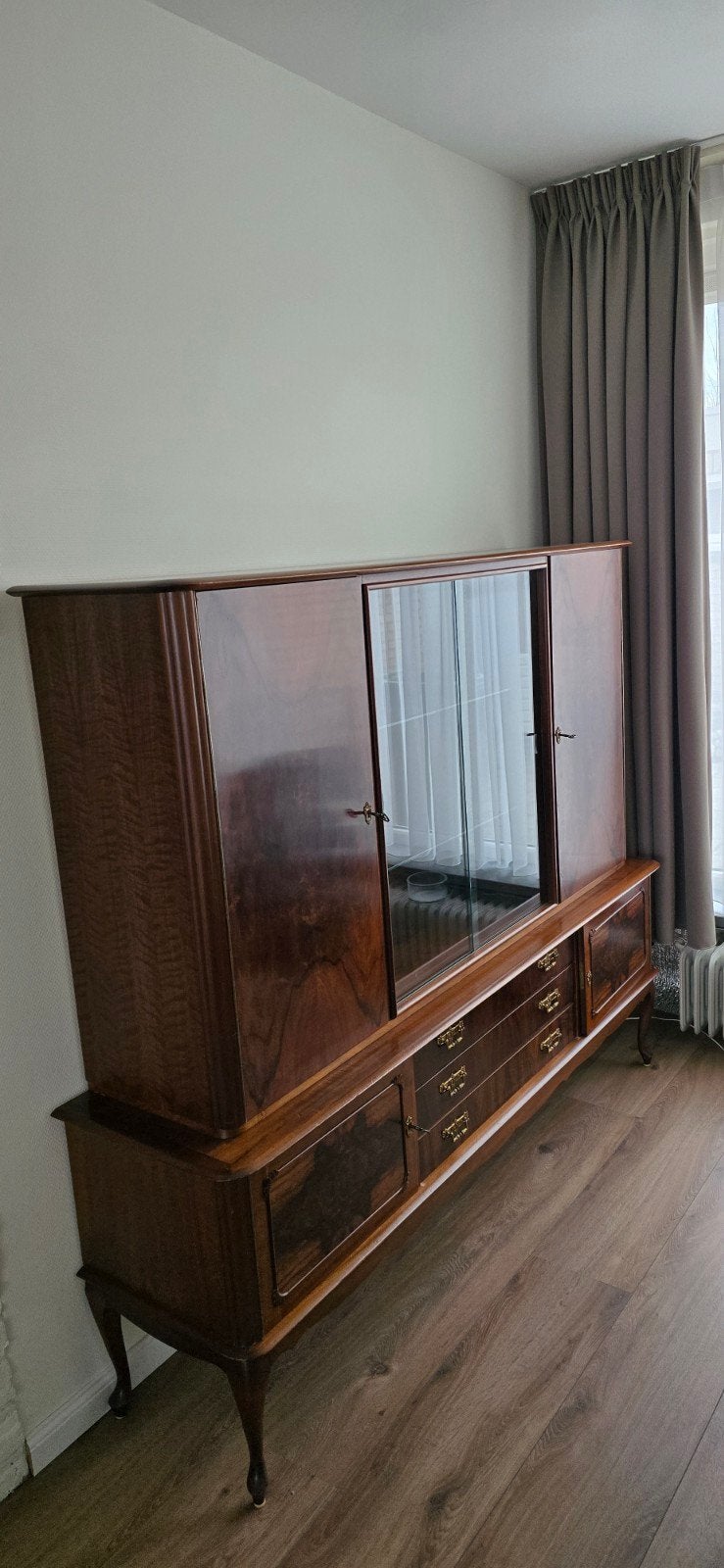 vintage vitrinekast/ dressoir jaren 50/60, Ophalen