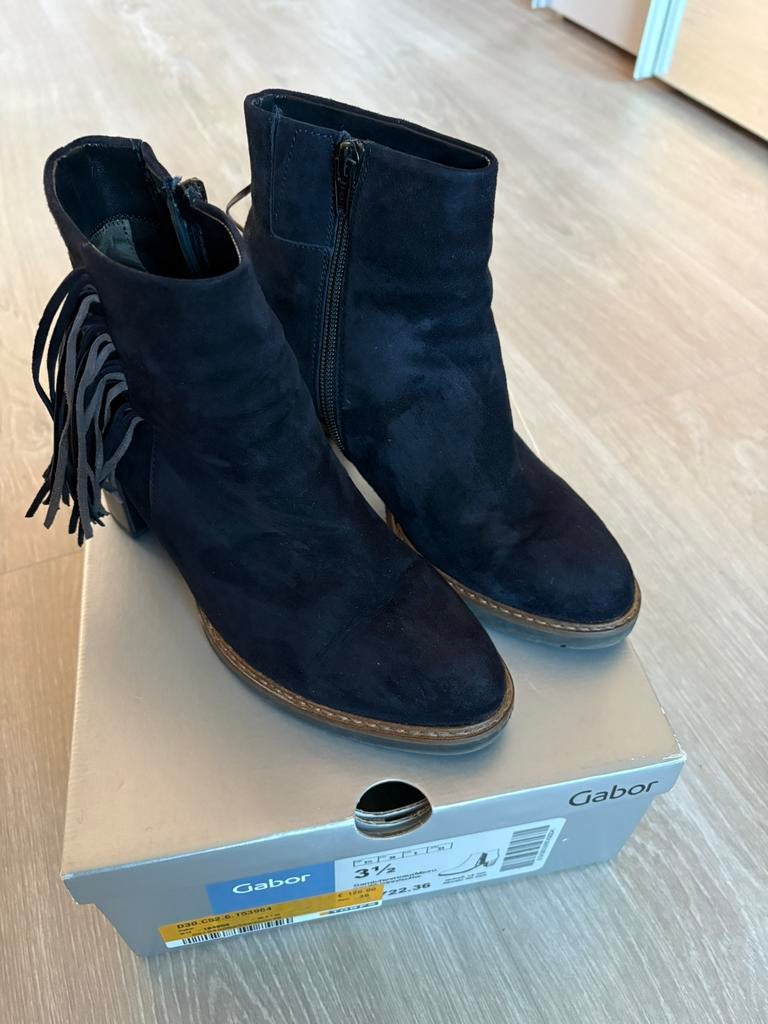 Blauwe enkellaarsjes merk Gabor maat 36, Kleding | Dames, Schoenen, Ophalen, Zwart, Lage of Enkellaarzen, Zo goed als nieuw