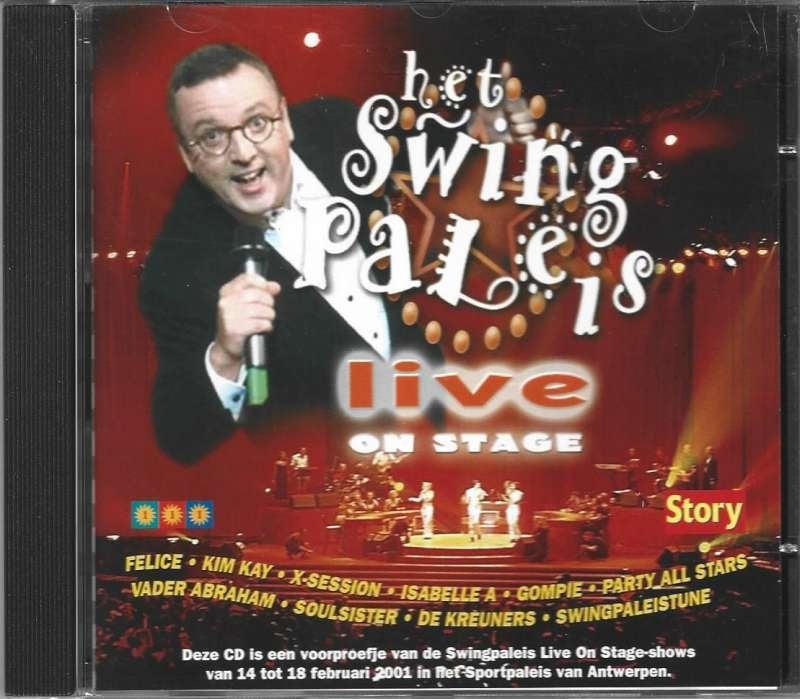 CD Het Swingpaleis  Live On Stage, Cd's en Dvd's, Ophalen of Verzenden, Zo goed als nieuw, Verzamelalbum, Pop