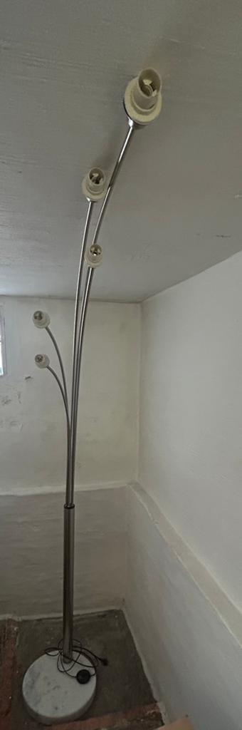 Vloerlamp met 5 lichten, Ophalen, Gebruikt, Metaal