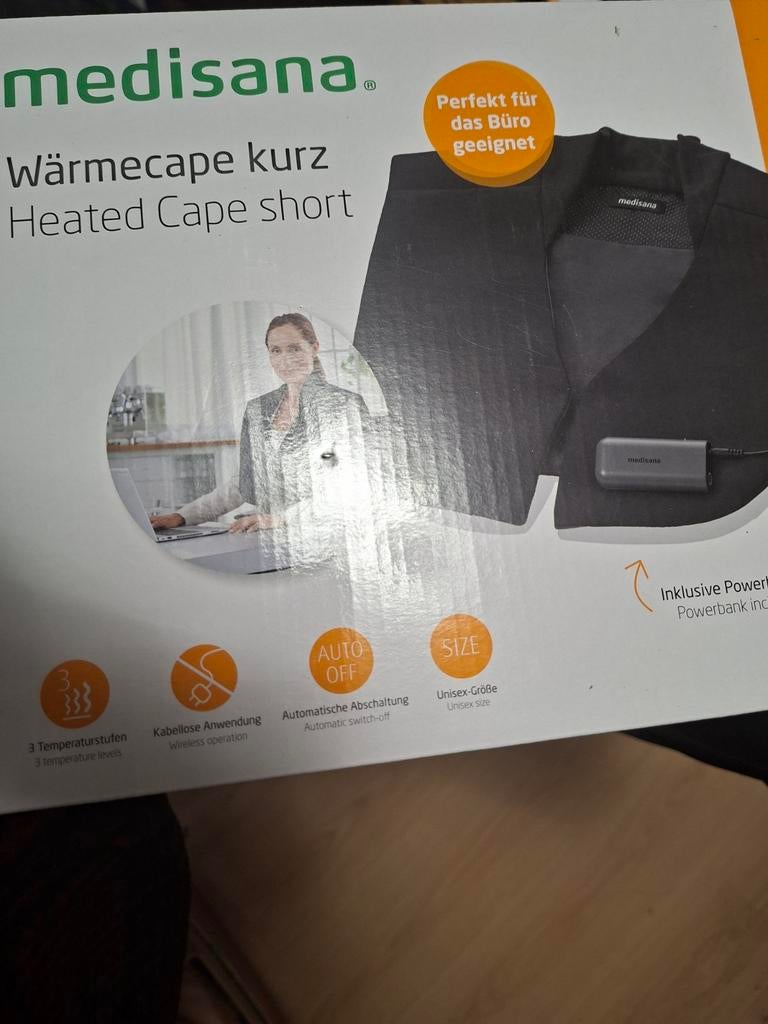 Medisana warmte cap schouders, Ophalen