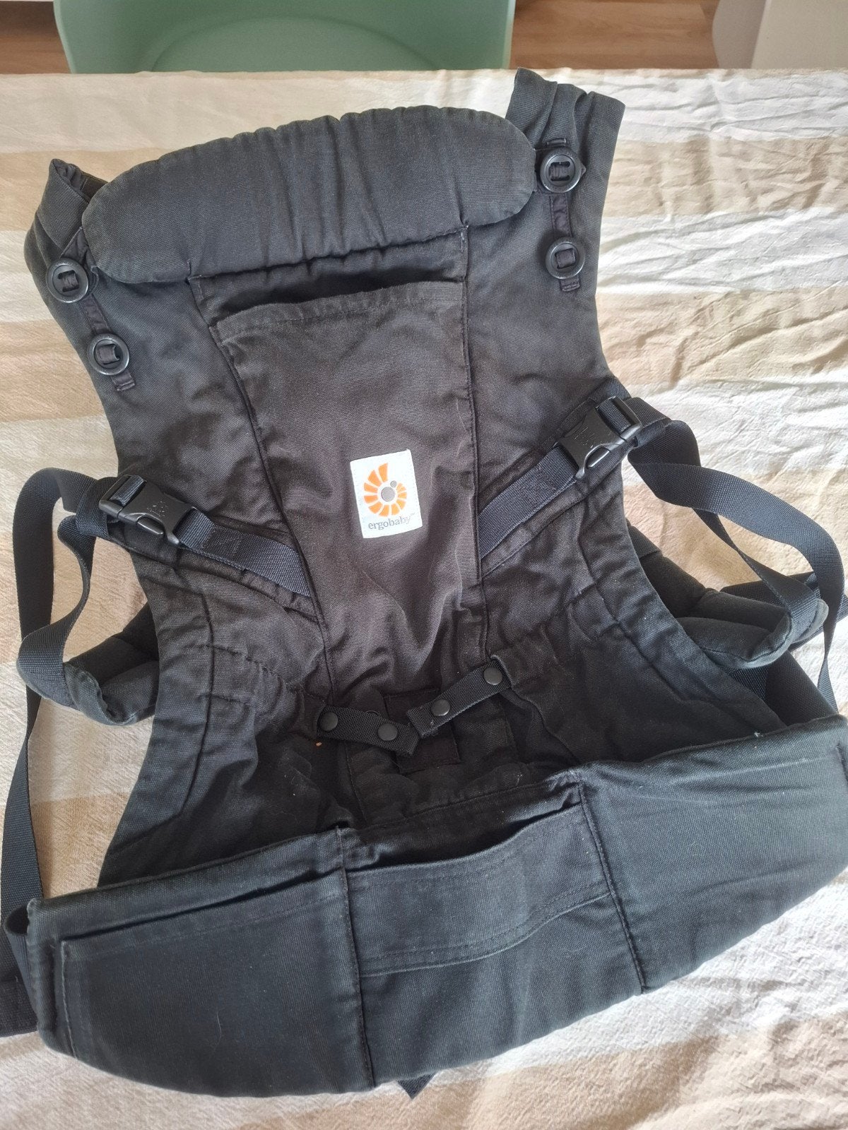 Ergobaby Adapt zwarte draagzak, Kinderen en Baby's, Babydragers en Draagdoeken, Overige merken, Buik of Rug, Ophalen of Verzenden