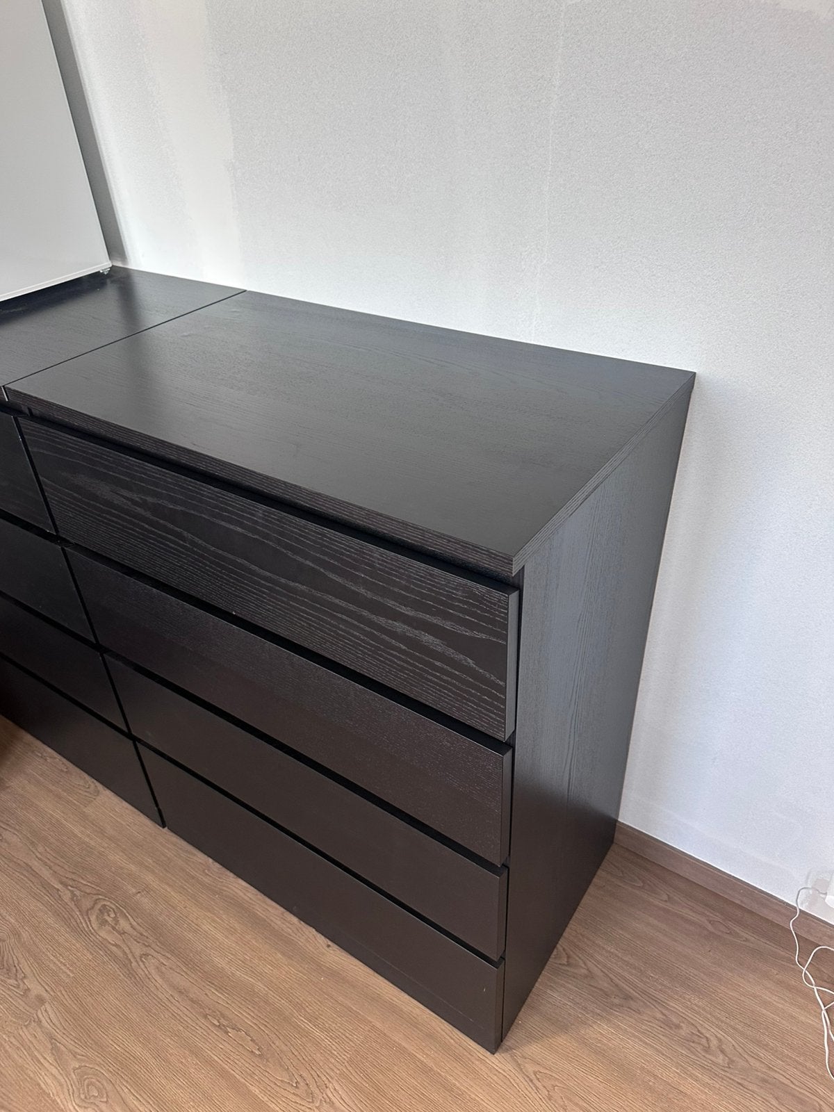 IKEA MALM Ladekast 4 Laden – Zwartbruin, Ophalen, Gebruikt
