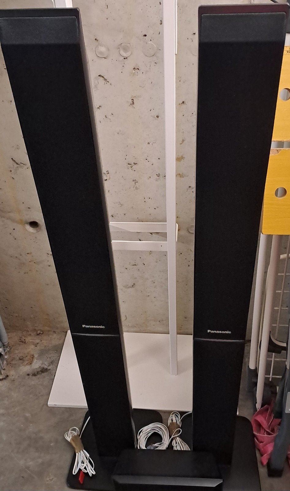 Panasonic boxen 3 stuks, Inclusief kabels, Ophalen, Gebruikt, Speakerset
