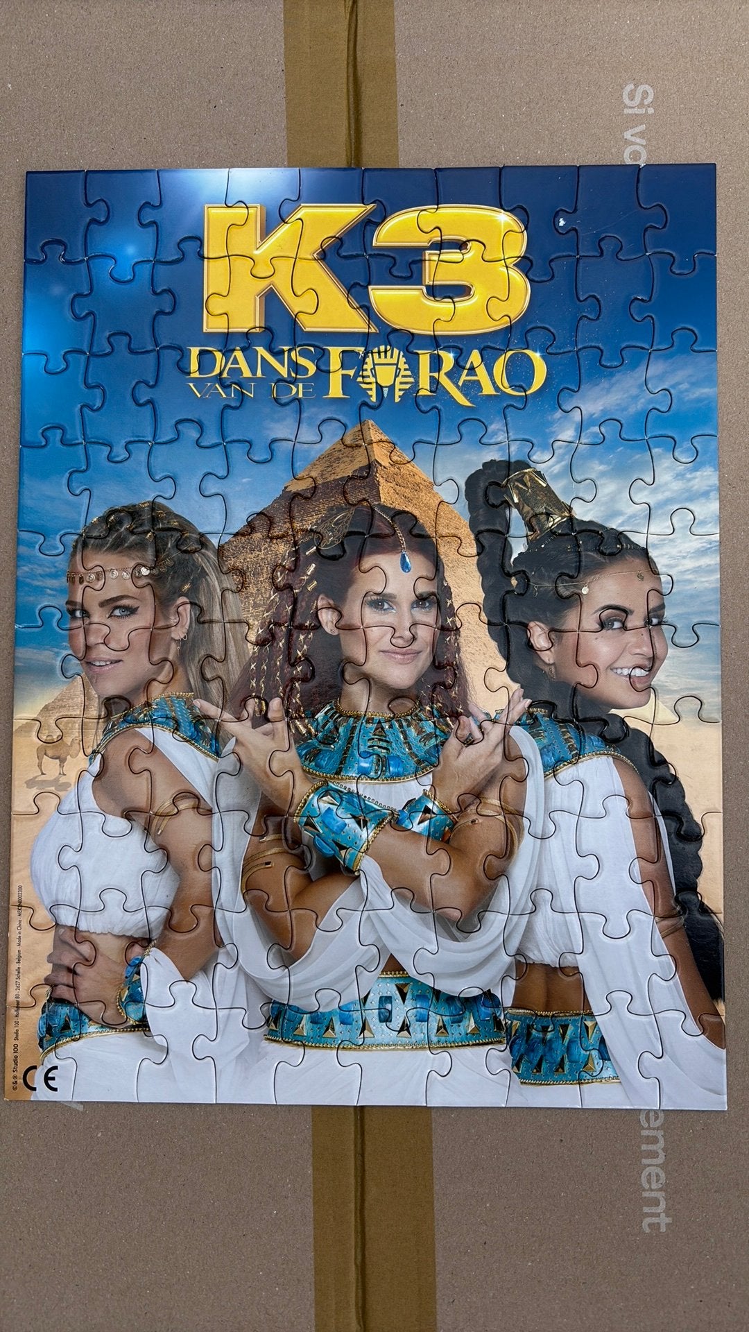 K3 puzzel 100 stukjes, Enlèvement, Comme neuf
