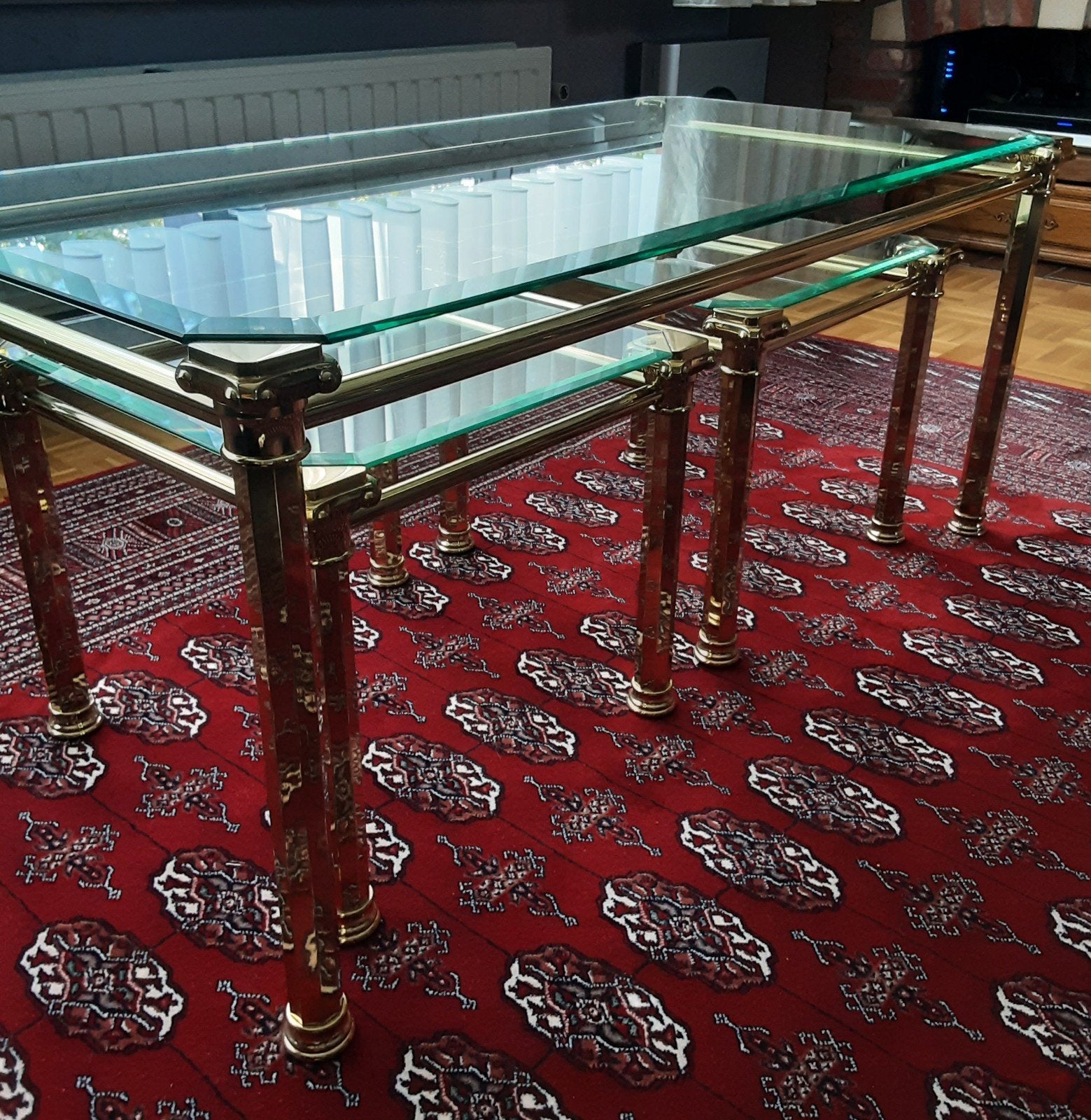 Set salontafel  en 2 bijzettafeltjes, Enlèvement