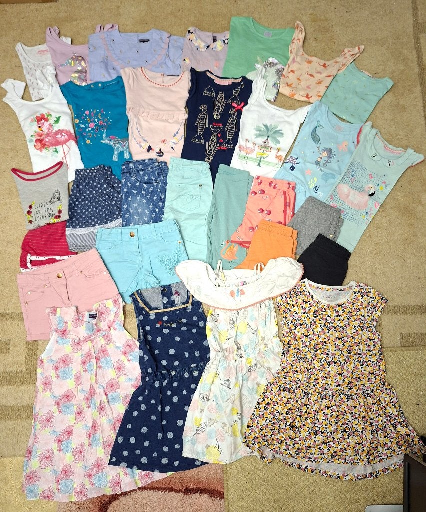 Pakket zomerkleding meisje maat 104, Enlèvement ou Envoi, Comme neuf, Taille 104