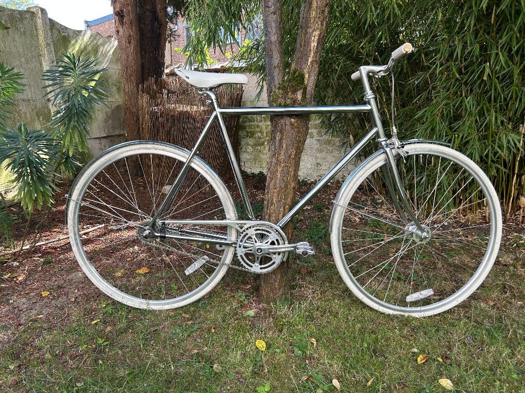 Bikeid-fiets, Fixie-stijl, "Metal edition”, Fietsen en Brommers, Ophalen, Terugtraprem, Jaren '60 of nieuwer, BIKEID