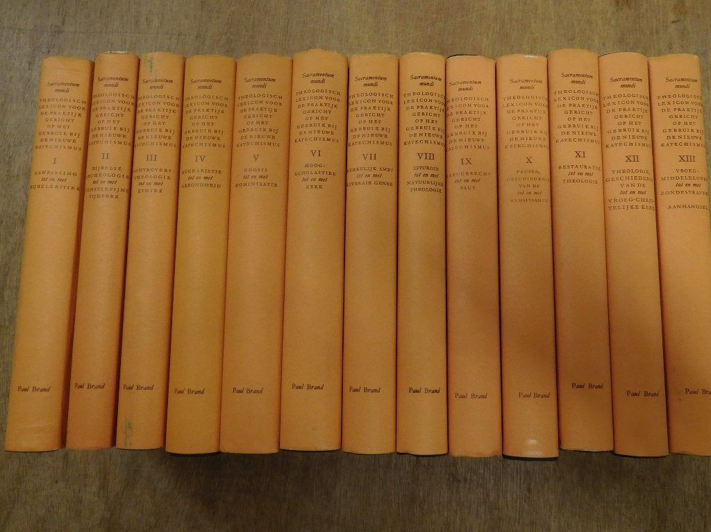 Sacramentum Mundi, Livres, Enlèvement ou Envoi
