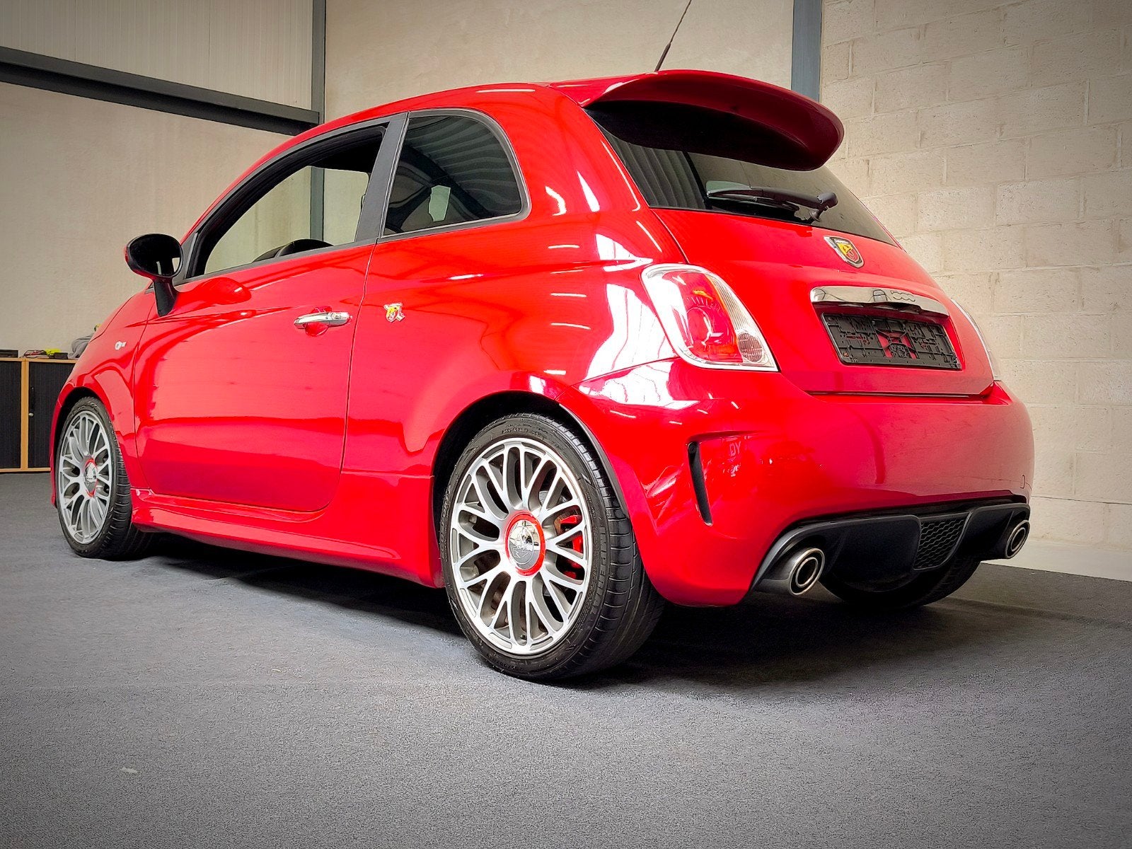 Abarth 500 1.4 turbo, Auto's, Euro 5, Zwart, Bedrijf, Handgeschakeld
