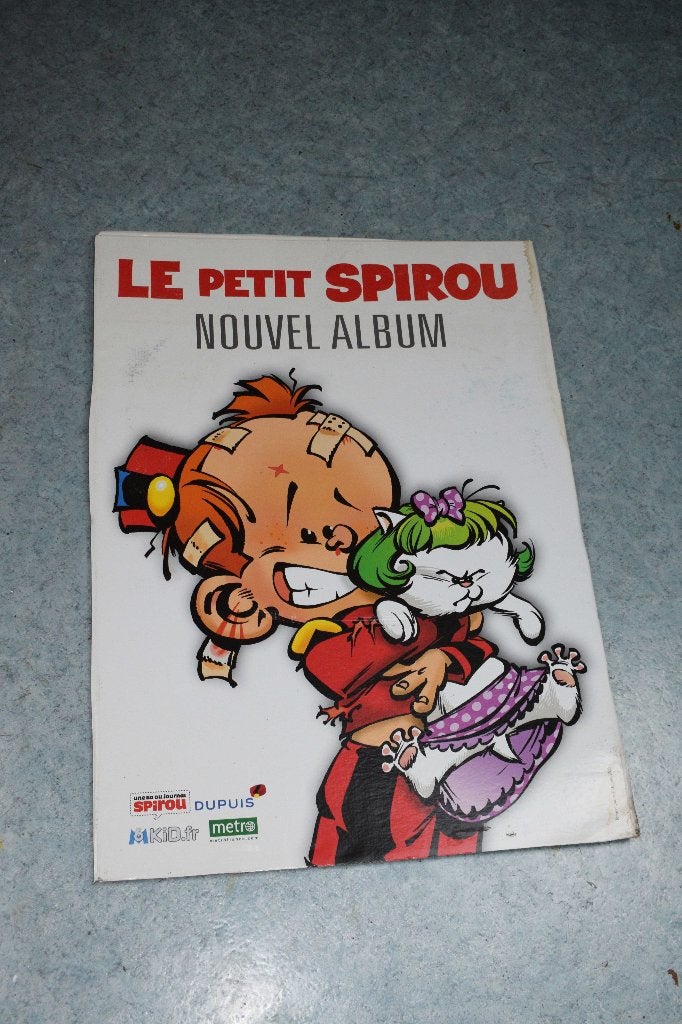 liquidation plv carton BD bande dessinée petit spirou, Enlèvement ou Envoi, Utilisé