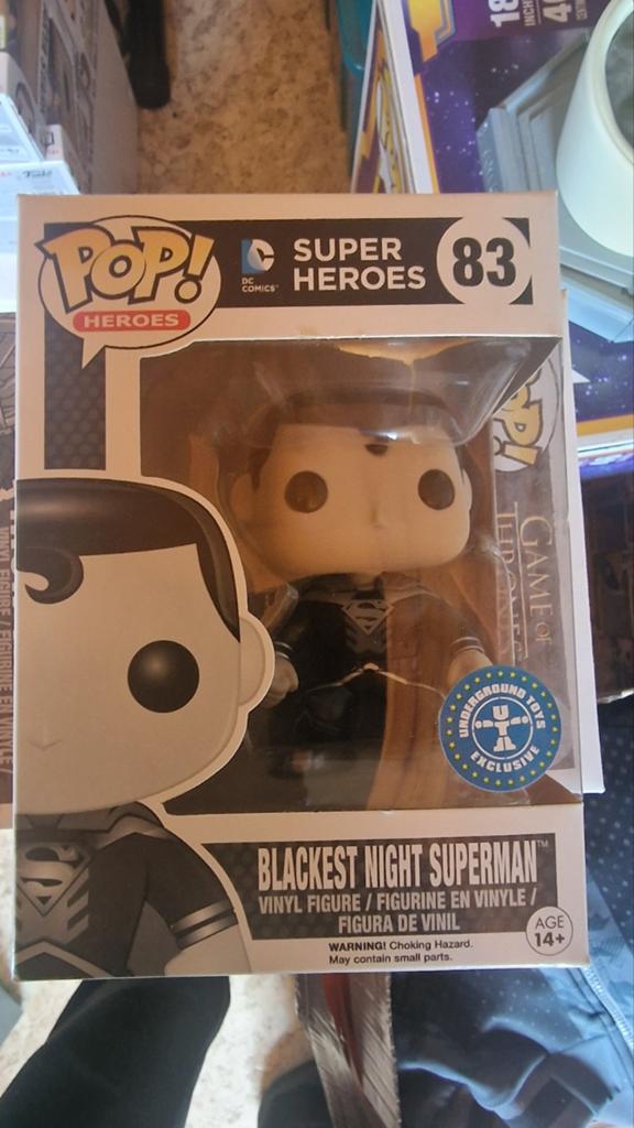 Funko Pop Super Heroes 83 Blackest Night Superman Limited ed, Ophalen of Verzenden