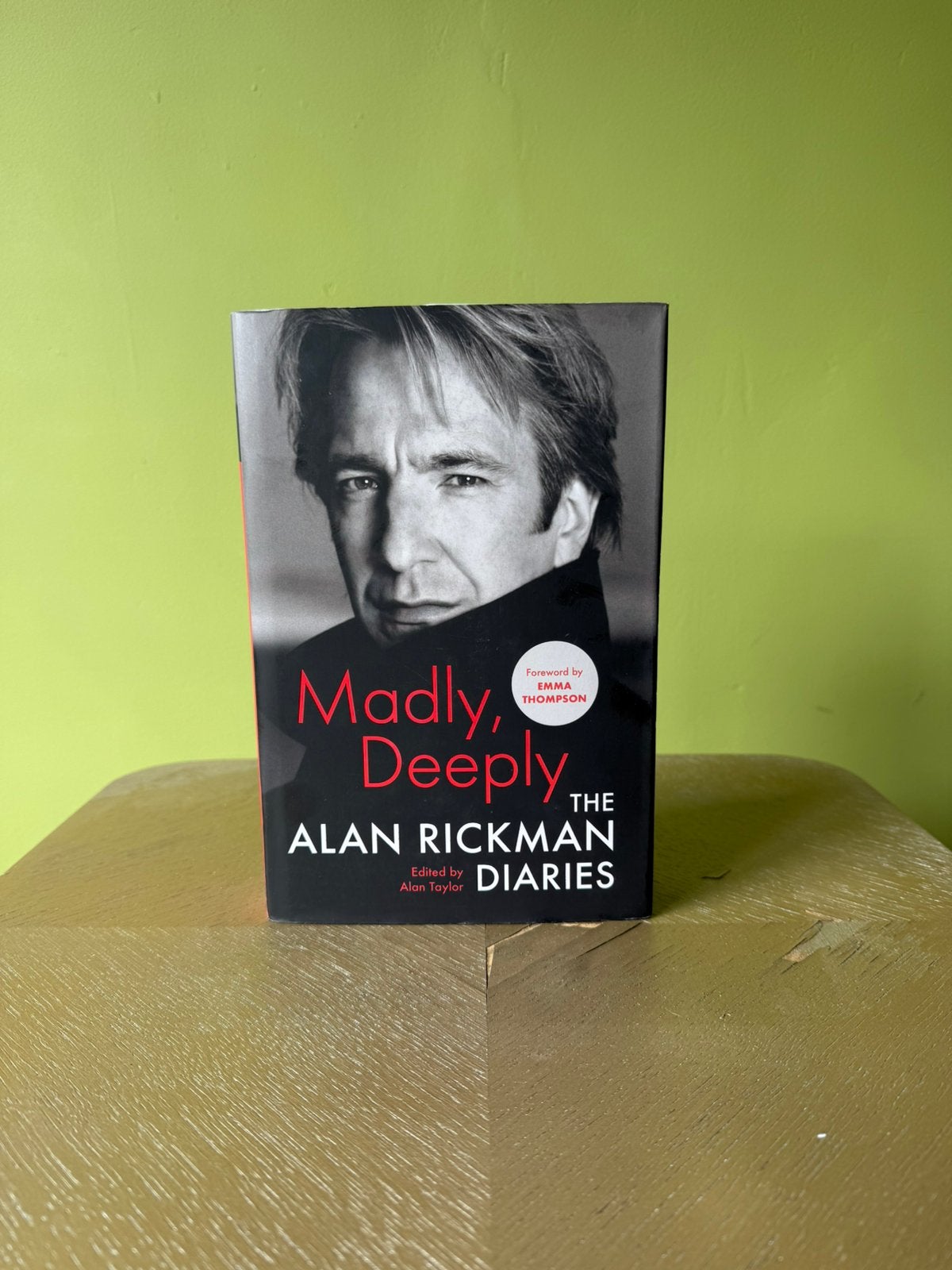 Alan Rickman madly,deeply, Livres, Biographies, Enlèvement ou Envoi, Comme neuf