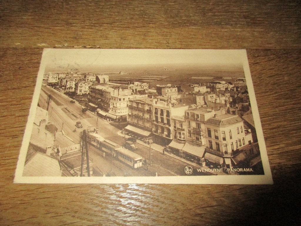 POSTKAART WENDUINE WENDUYNE PANORAMA - TRAM, Verzamelen, Verzenden, 1920 tot 1940, Gelopen, West-Vlaanderen