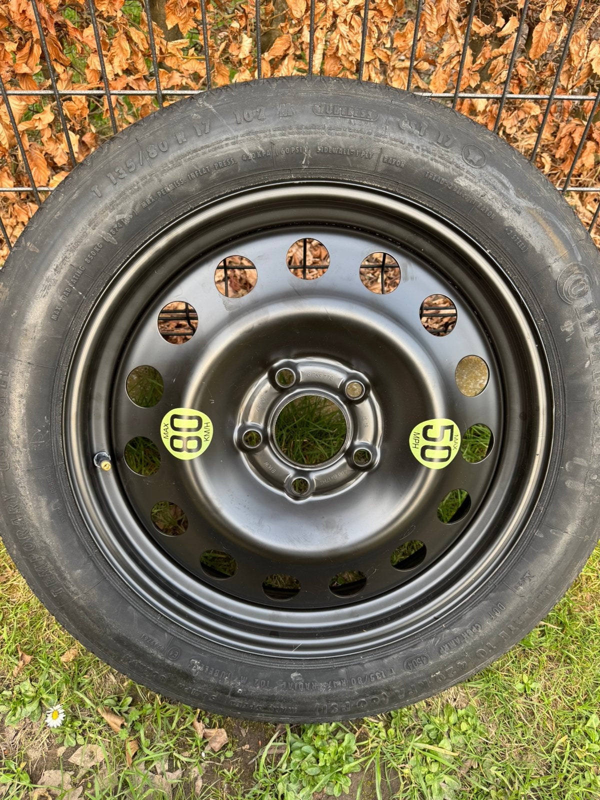 BMW E60 E61 X3 reservewiel thuiskomer, Auto-onderdelen, Ophalen, 17 inch