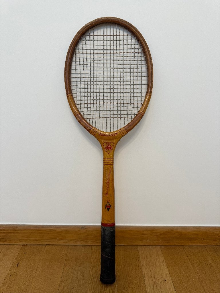 Heinrich Hammer Golden Crown vintage tennisracket, Sport en Fitness, Tennis, Ophalen of Verzenden, Gebruikt, Racket