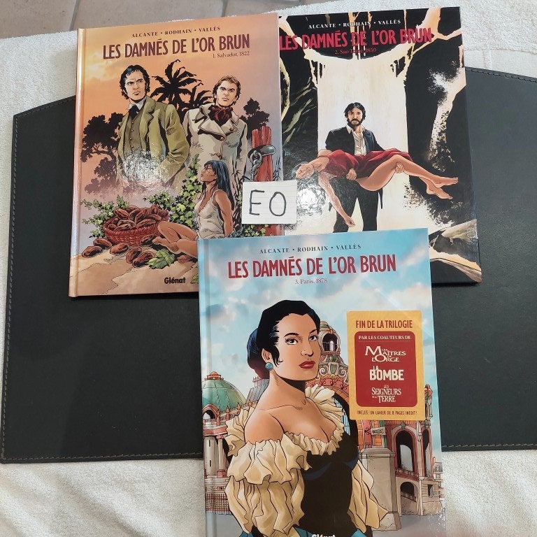 serie complete 3 tomes EO - les damnés de l'or brun, Enlèvement ou Envoi, Comme neuf