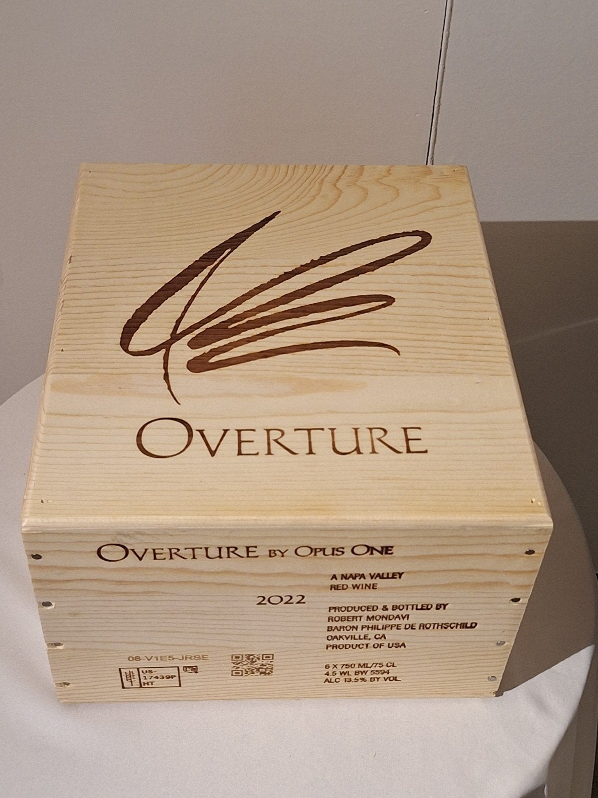 2022 Opus One Ouverture, Collections, Vins, Neuf, Enlèvement ou Envoi, Pleine, Vin rouge