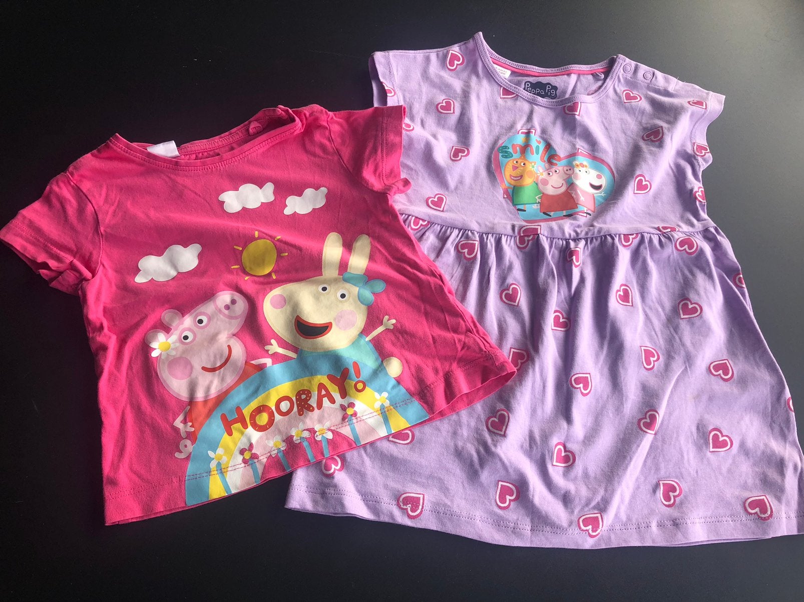 Setje Peppa Big, maat 86/92, Kinderen en Baby's, Babykleding | Maat 86, Ophalen of Verzenden, Zo goed als nieuw, Setje