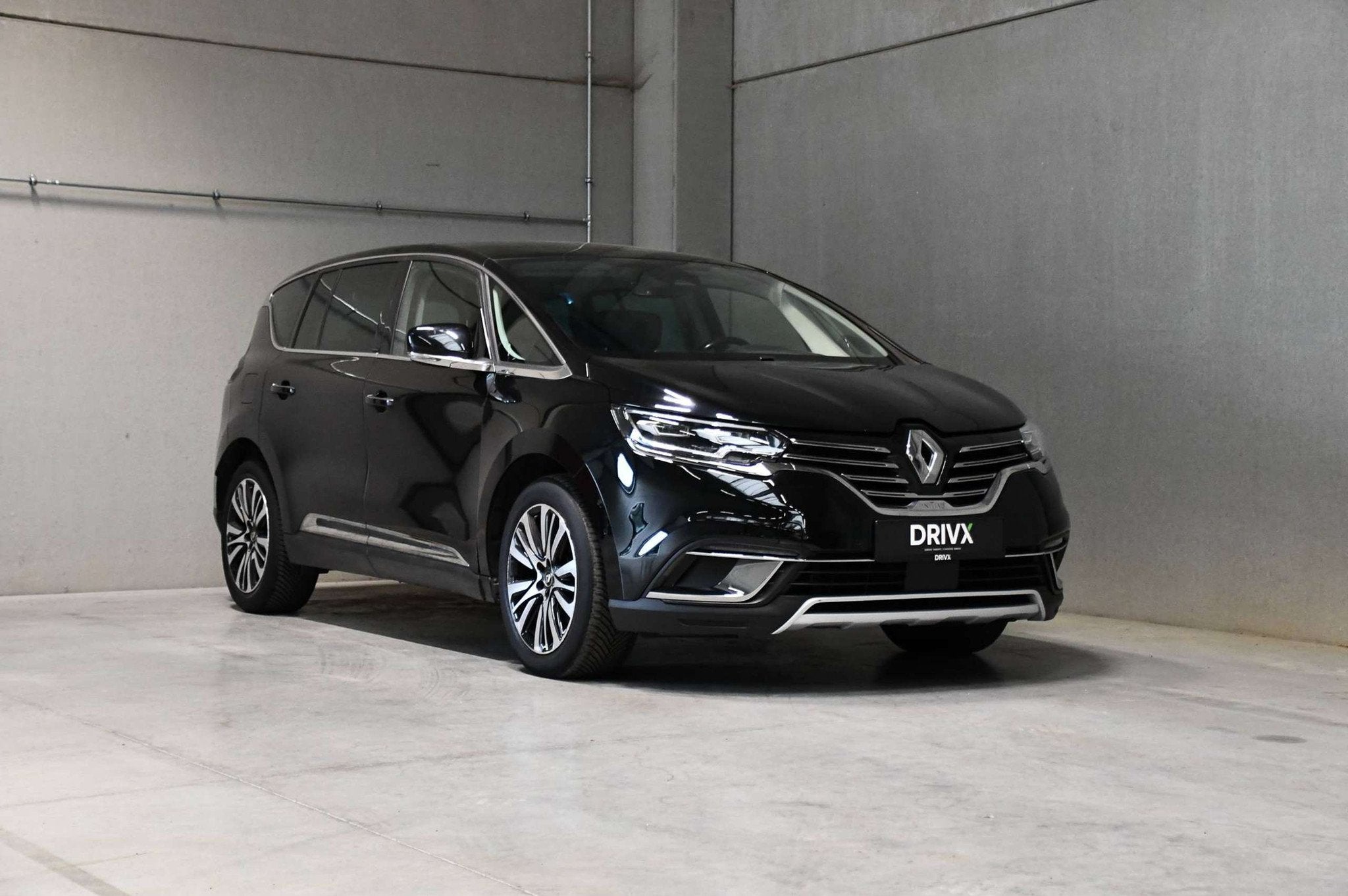 Renault Espace Initiale - 4 Control - 7 Plaats - Pano - ACC, Auto's, Gebruikt, 4 cilinders, Zwart, Leder