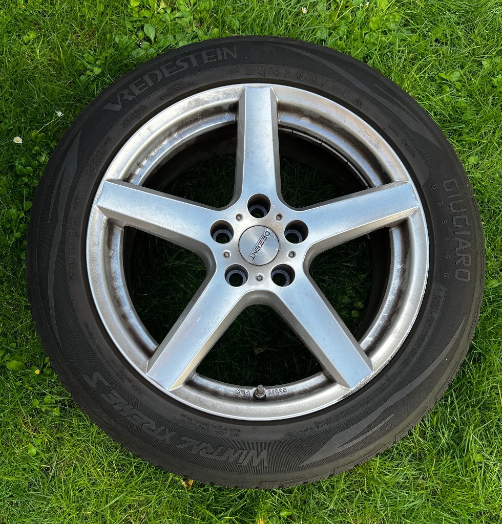 Winterbanden set Tucson 18 inch Vredestein 225/55 R18, Auto-onderdelen, Ophalen, 18 inch, Gebruikt, Banden en Velgen