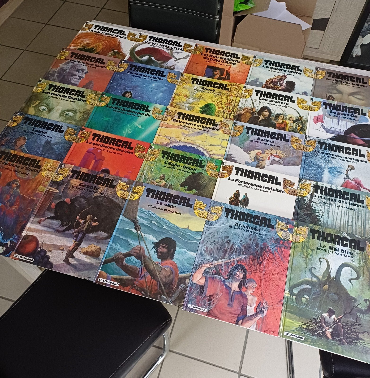 bd Thorgal 1 à 25, Livres, Plusieurs BD, Enlèvement ou Envoi, Comme neuf, Rosinski - Van Hamme