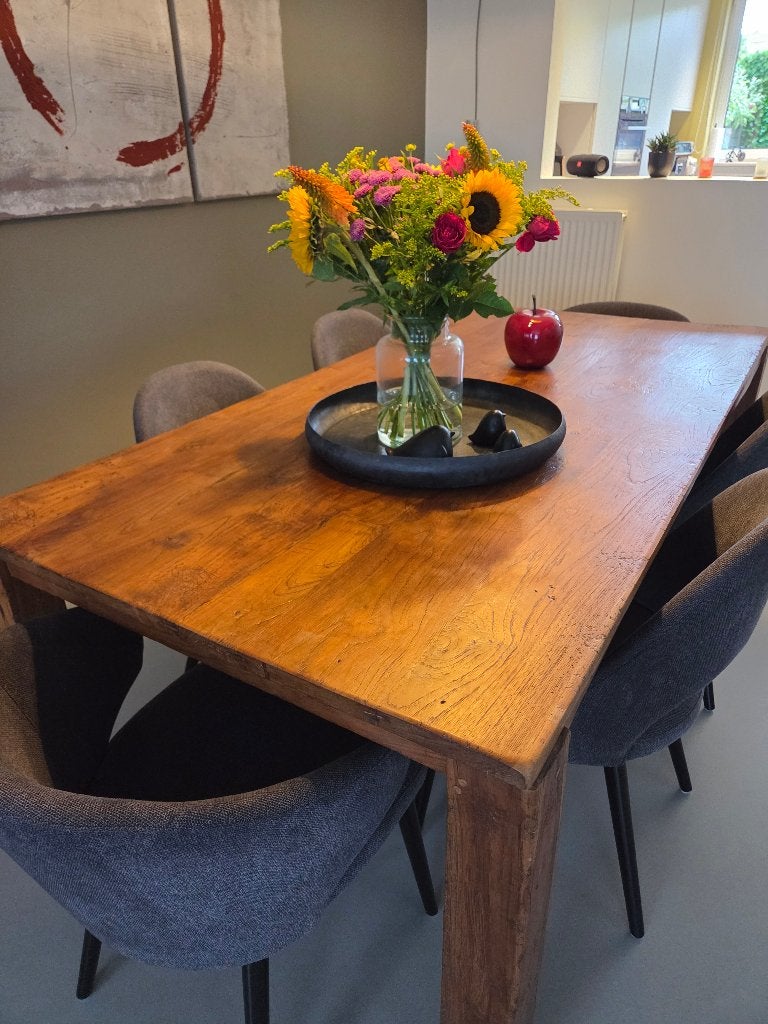 Tafel, Huis en Inrichting, Ophalen, 200 cm of meer, 50 tot 100 cm, Zo goed als nieuw