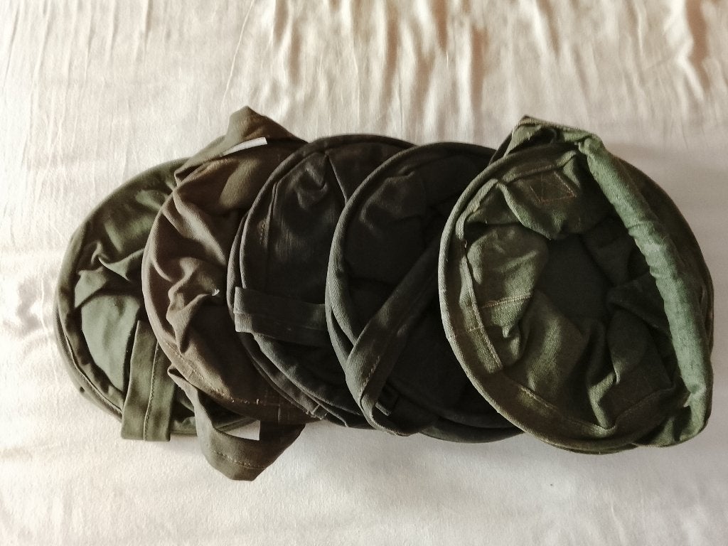 Lot de 5 seaux en toile ww2, Enlèvement ou Envoi, Armée de terre, Autres types