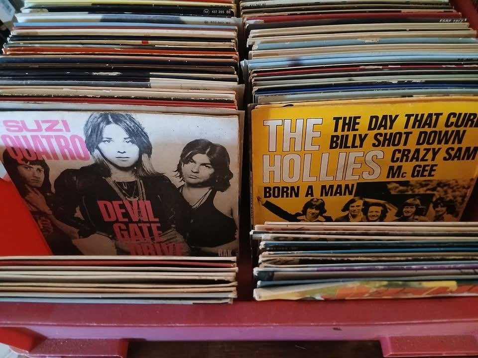 lot de 500 disques 45 tours, CD & DVD, Vinyles | Pop, Enlèvement