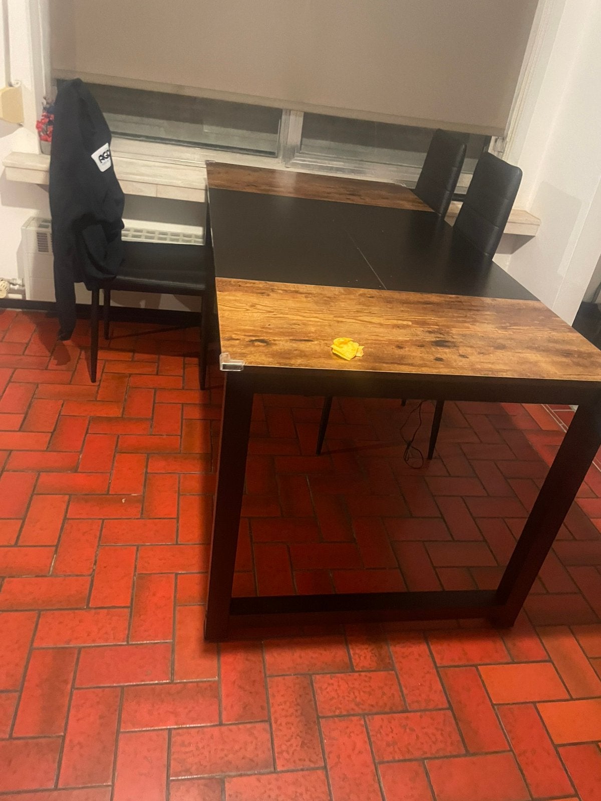 Eettafel met stoelen, Tuin en Terras, Ophalen, Zo goed als nieuw