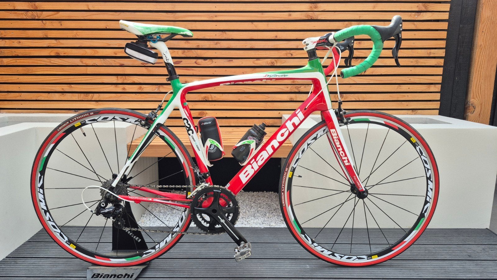 Bianchi Infinito Tricolore 125 Limited Edition wielrenfiets, Fietsen en Brommers, 28 inch, Carbon, Velgrem, Zo goed als nieuw