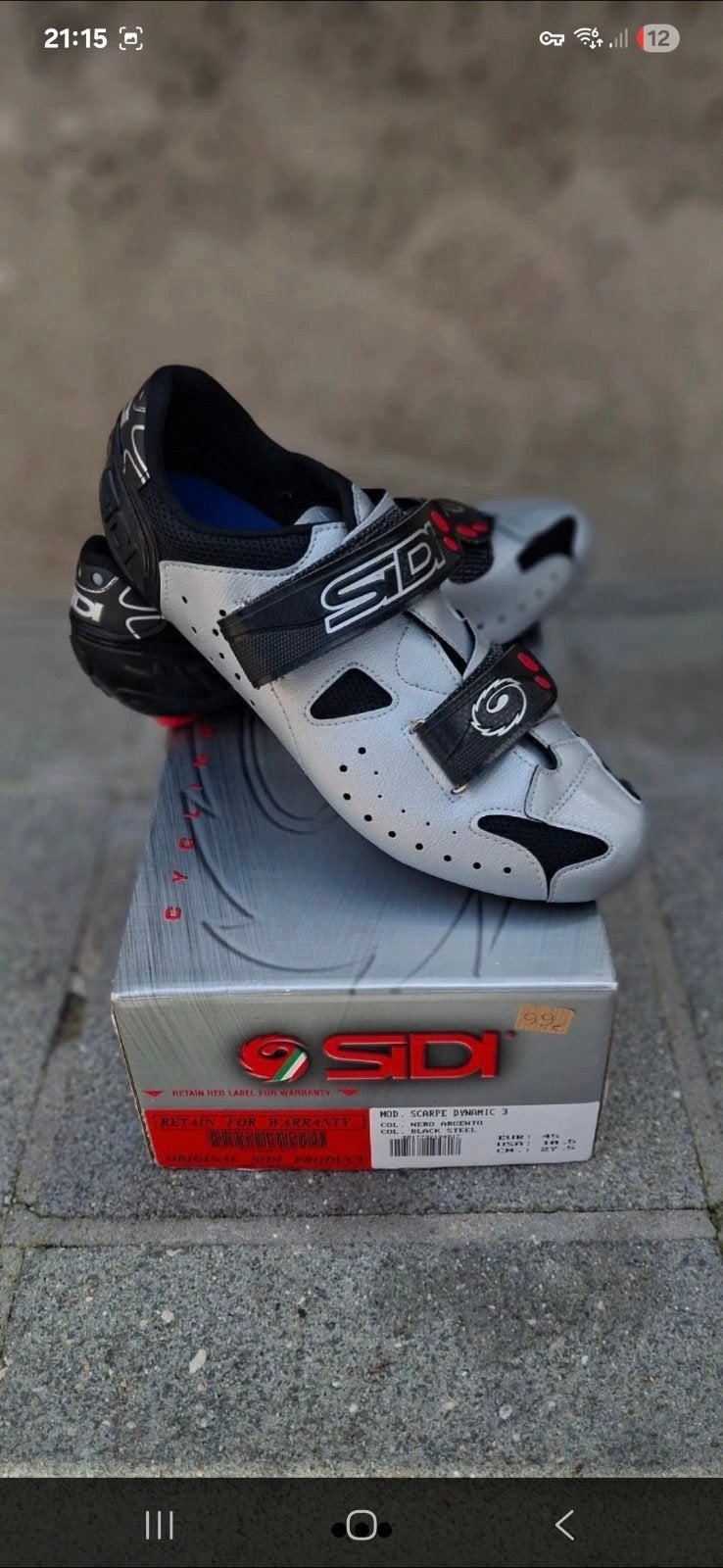 SIDI Dynamic 3 Road - Nouveau - Acier noir - Taille 45, Vélos & Vélomoteurs, Accessoires vélo | Vêtements de cyclisme, Neuf, Femmes