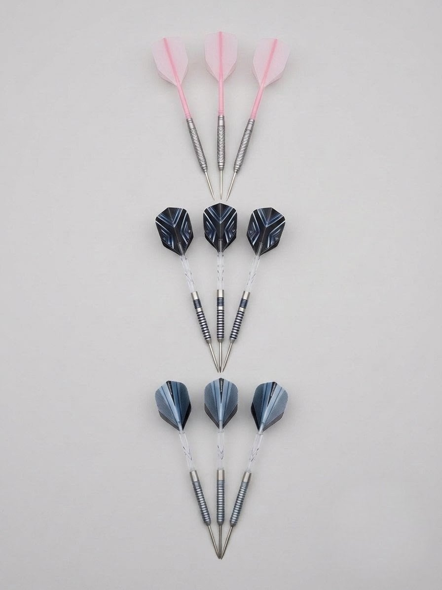 Winmau Blade 6 dartset compleet met Target verlichting en pi, Ophalen, Gebruikt, Dartbord