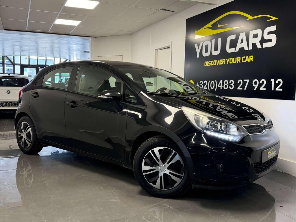 Kia Rio 1.4i Sense 1 Jaar Garantie, Auto's, Kia, Euro 5, Gebruikt, Zwart, 1396 cc