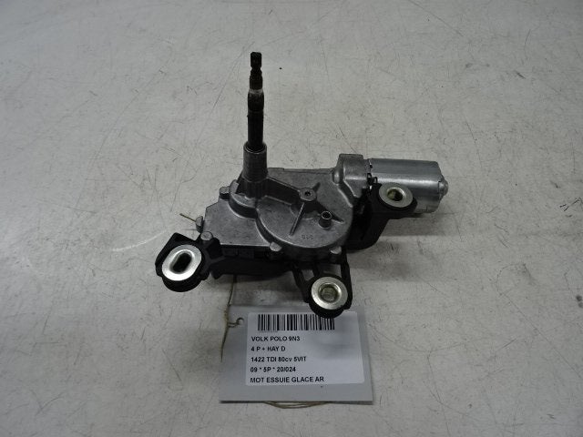 RUITENWISSERMOTOR ACHTER Polo IV (9N1 / 2/3) (6Q6955711C), Gebruikt, Volkswagen