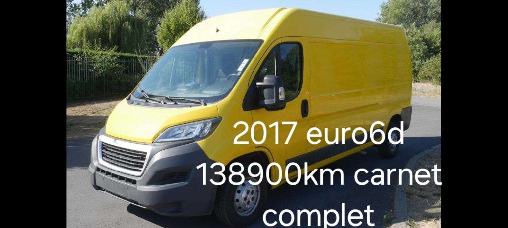 Peugeot boxer euro6b, Autos, Euro 6, Jaune, Boîte manuelle, 5 portes