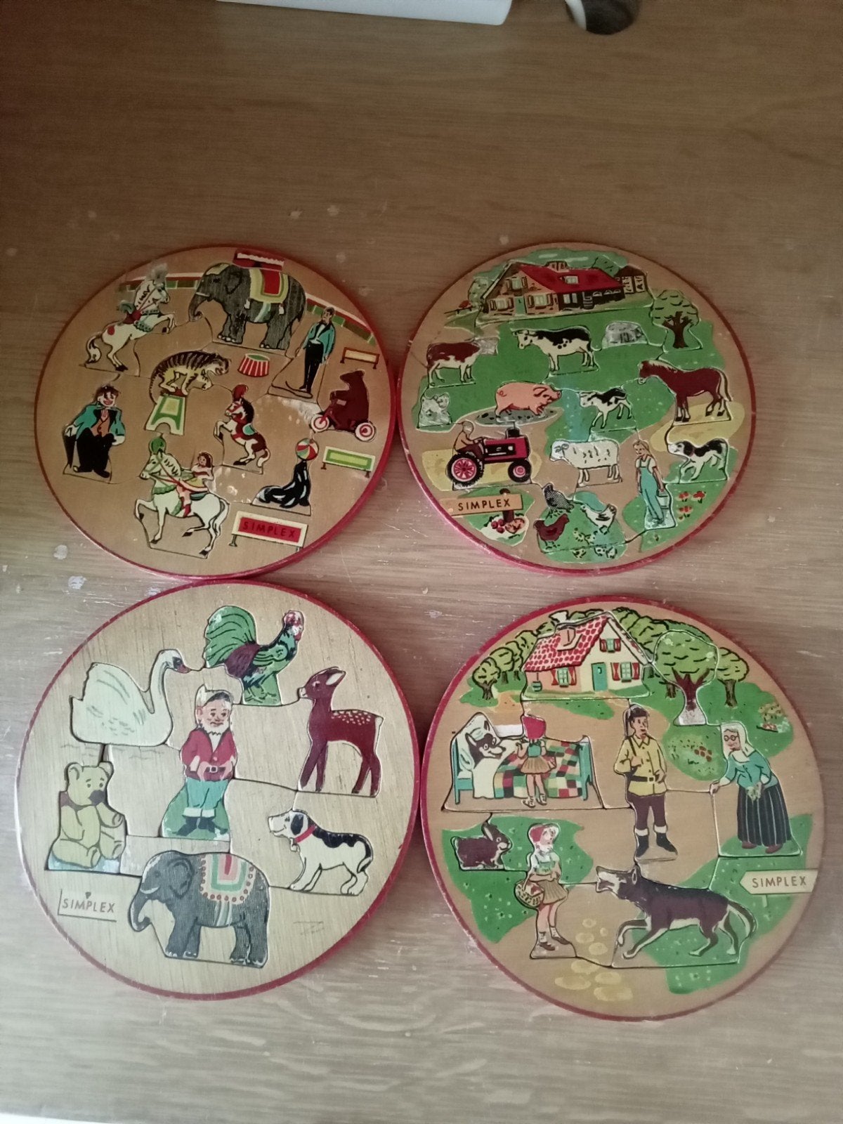 Vintage puzzels jaren 1960, Ophalen