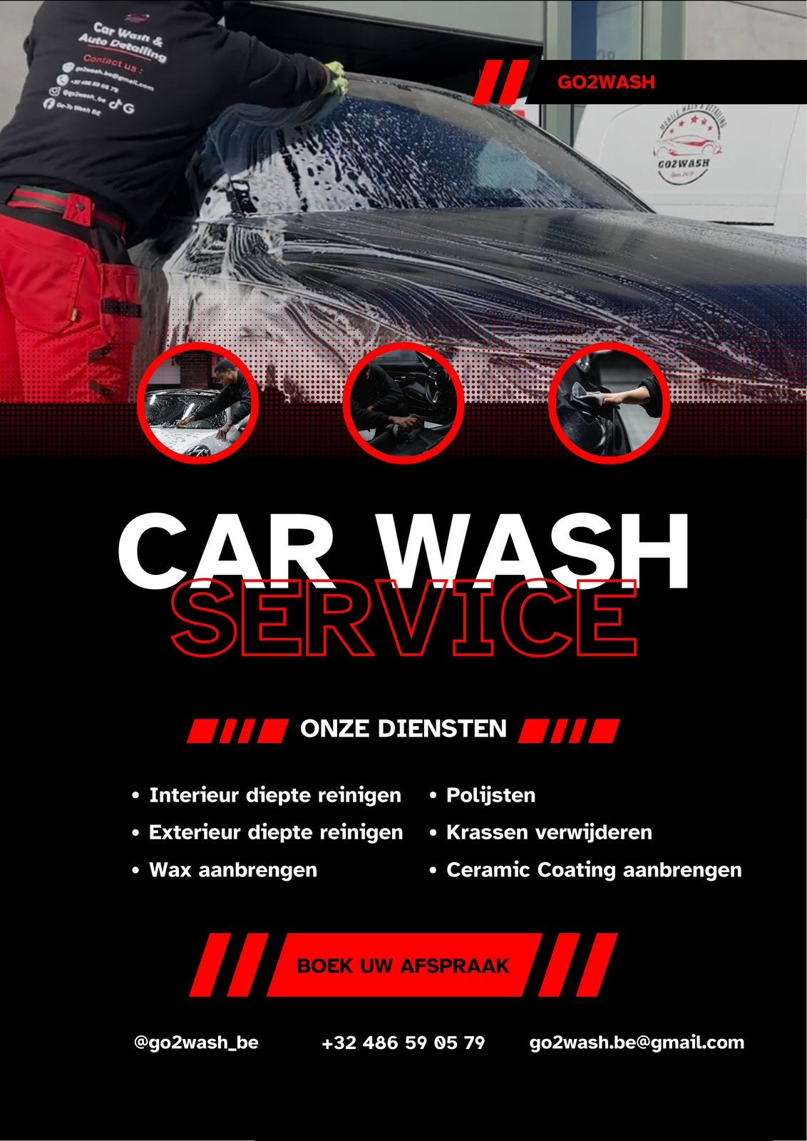 Carwash mobile et Detailing esthétique voiture