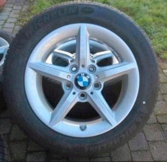 Velgen alu zomerbanden BMW 1 serie F20 16inch TPMS 5x120 7mm, Enlèvement