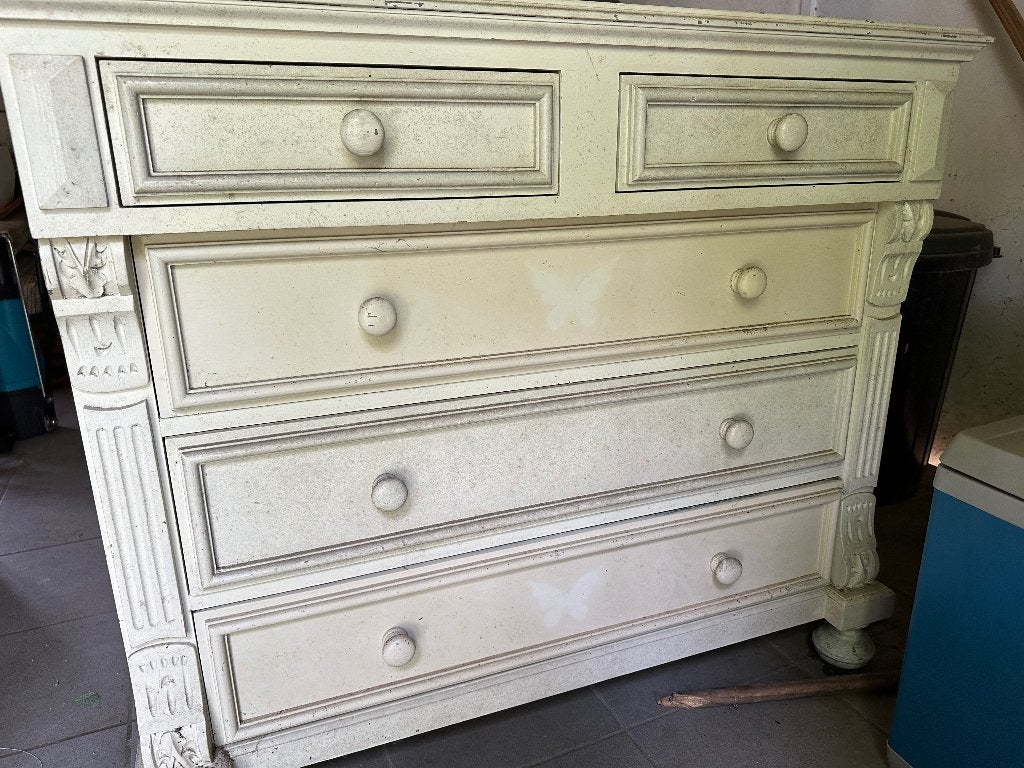 Gratis commode en hoge kledingkast, Enlèvement, Utilisé