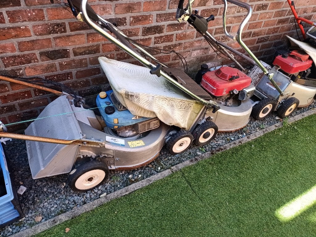 3 grasmaaiers voor opmaak, Tuin en Terras, Ophalen, Gebruikt