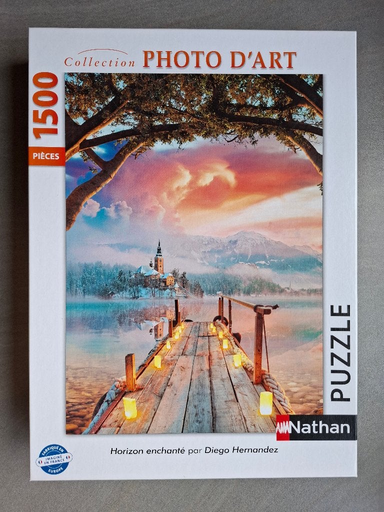 Puzzels van 1500 stukjes voor 9 euro., Hobby en Vrije tijd, Ophalen of Verzenden, 500 t/m 1500 stukjes, Zo goed als nieuw, Legpuzzel