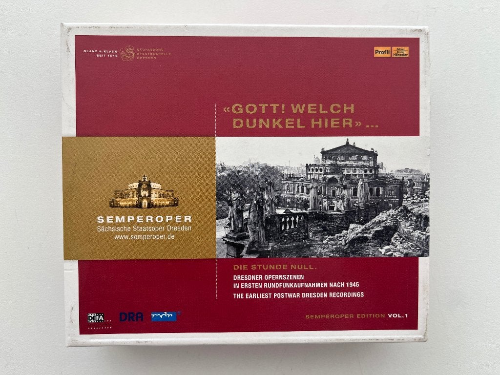 Semperoper Edition Vol. 1 - Gott! Welch Dunkel Hier..., Ophalen of Verzenden, Gebruikt, Beethoven