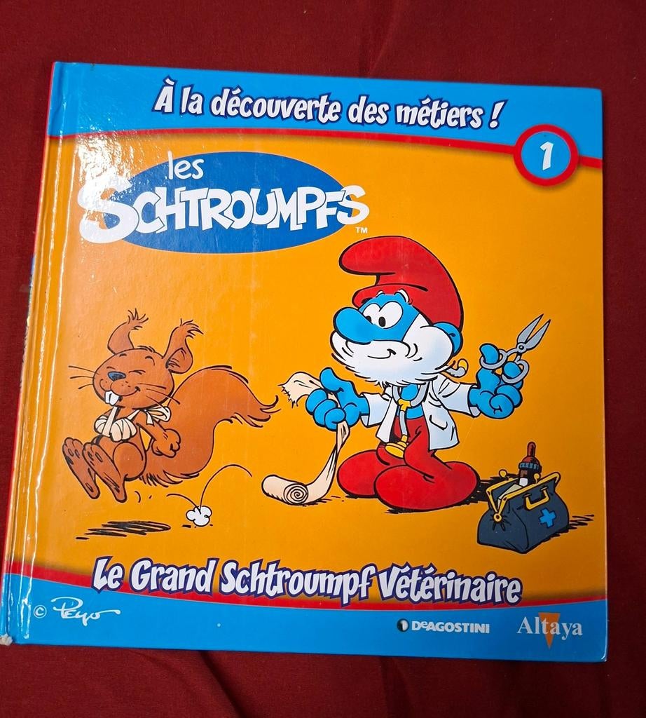 Frans Boek : les stroumpfs, Verzamelen, Ophalen of Verzenden
