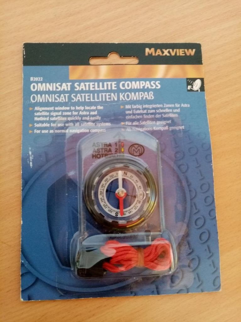 Maxview nieuw Omnisat satelliet kompas voor schotelantenne, Caravans en Kamperen, Ophalen of Verzenden, Nieuw