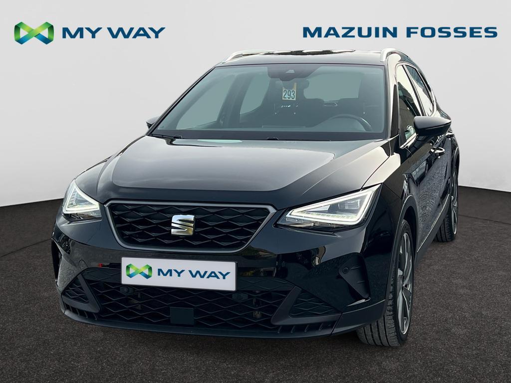 Seat Arona Arona 1.0 TSI FR Edition, Auto's, Arona, Zwart, https://public.car-pass.be/vhr/6f2724d9-846c-4be7-8704-73e042eb1876